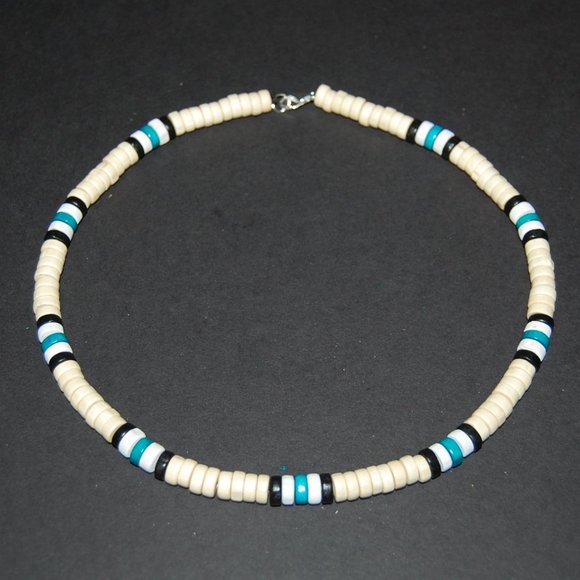 Men Necklace,Wood Necklace,Surfer Necklace,Tribal Style,Chocker,Beach Necklace - Picture 1 of 3